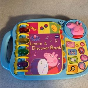 Like new peppa pig vtech learning flip book